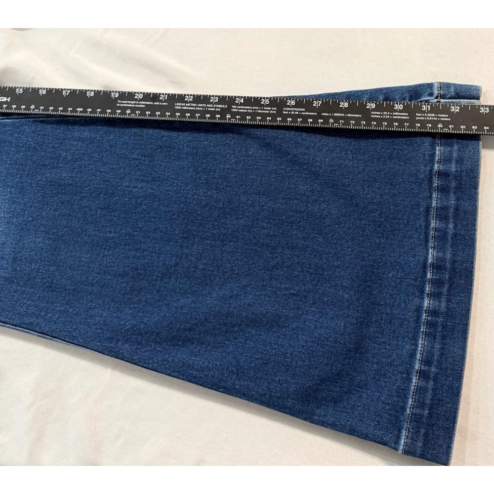 Flying Monkey Womens High Rise Super Flare Jeans Blue Medium Wash Size 32 Y4041X - Picture 4 of 7